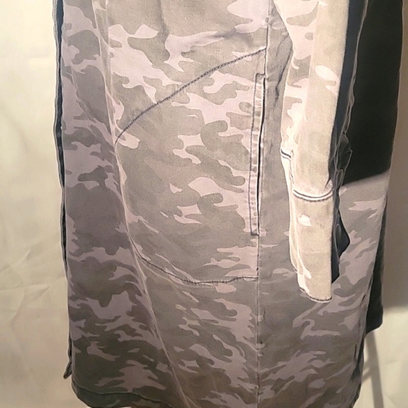 Soft Surroundings Gray Denim Jacket/Dress, Size: M - Picture 4 of 9